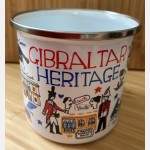 Gibraltar Heritage Tin Mug by Julia Gash